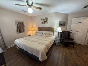 1 غرفة نوم وواي فاي وملاءات أسرّة