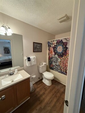 Shower, towels