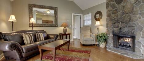 TV connectée, cheminée