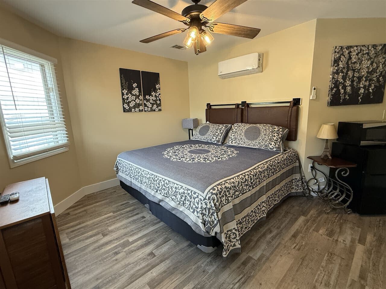 1 غرفة نوم وواي فاي وملاءات أسرّة