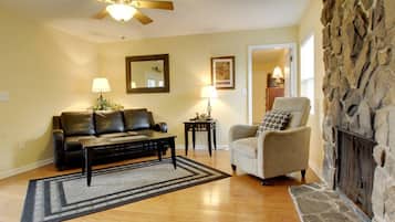 TV connectée, cheminée