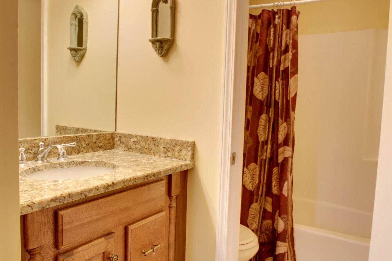 Douche, serviettes fournies