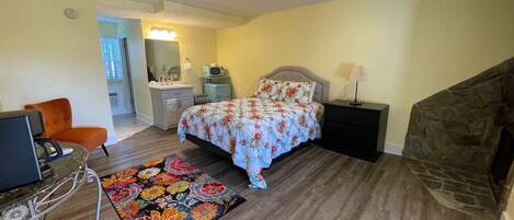 1 غرفة نوم وواي فاي وملاءات أسرّة