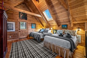 2 bedrooms, desk, iron/ironing board, travel crib