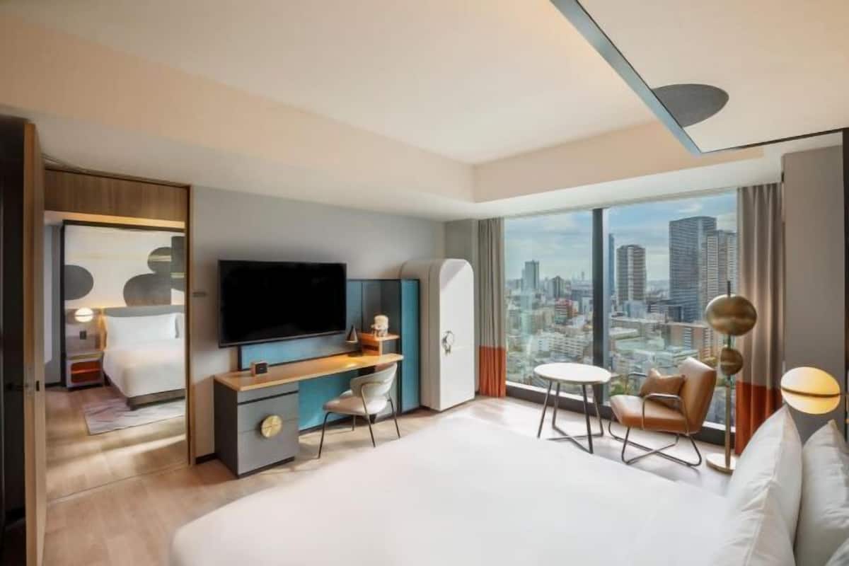 Literie de qualité supérieure, couette en duvet d'oie, minibar