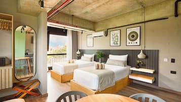 Superior maisonnette | 1 slaapkamer, lakens van Egyptisch katoen, luxe beddengoed