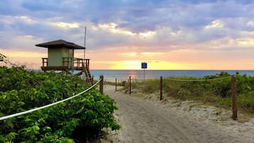 Sun loungers, beach towels