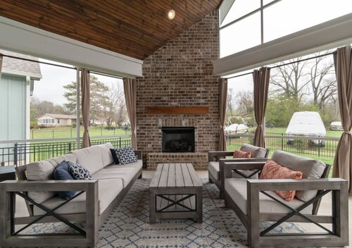 Lakeside Retreat with Golf Cart, Game Room, Fireplace, Pool