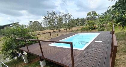 Casa familiar en la zona de Puerto Jiménez cerca de playas y Parque Corcovado.
