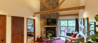 Comfortable, classy condo with view of Mt. LeConte.