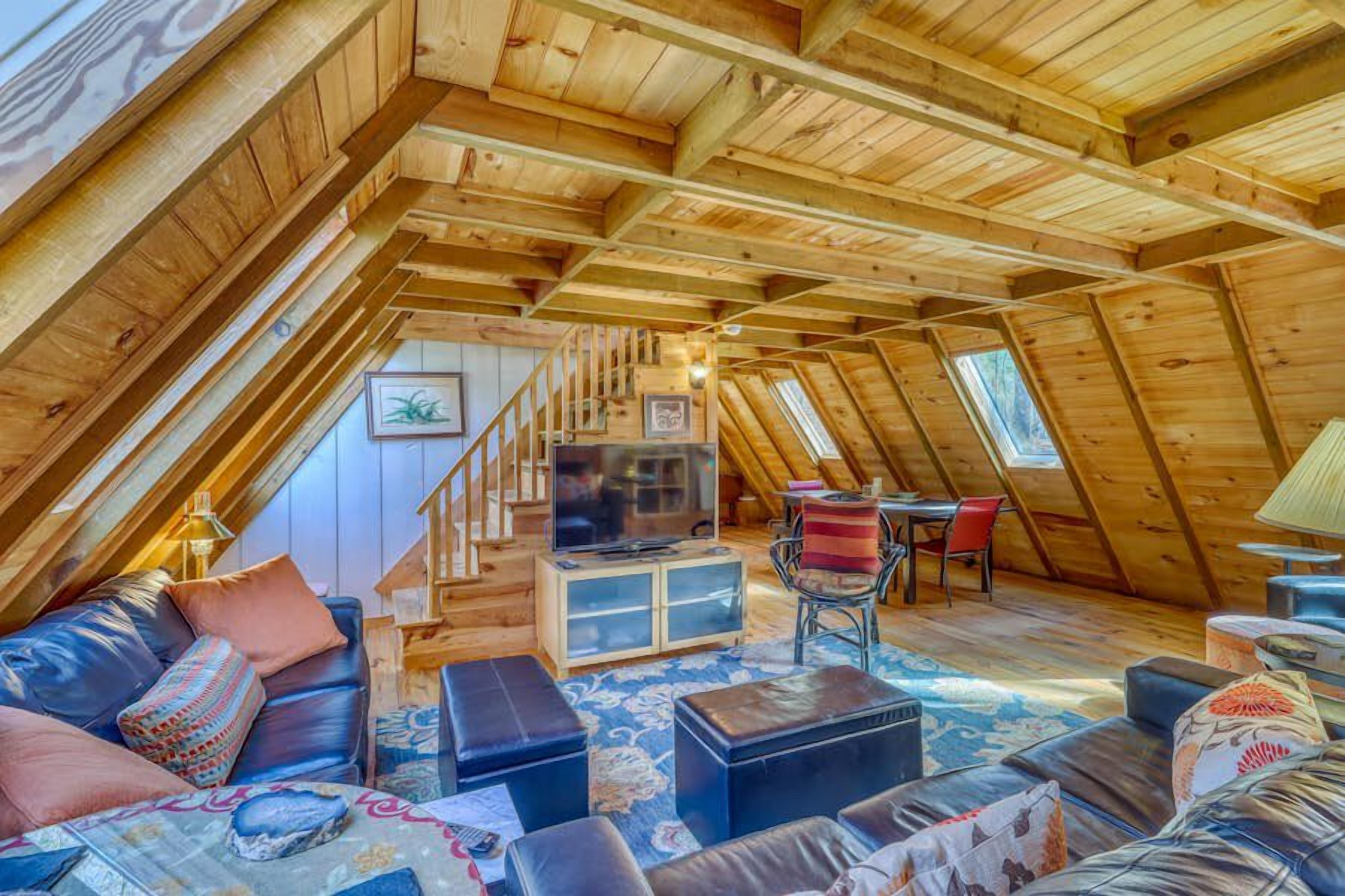 Een smart-tv en boeken