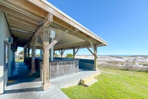 Terrace/patio - 6 pools, Gulf Shores Plantation 4512 | Resort Amenities & Restaurant! | My Beach Getaways (Gulf Shores)