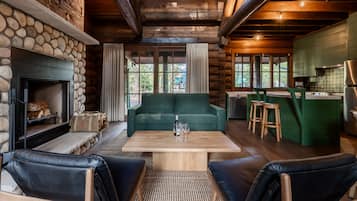 Smart TV y chimenea