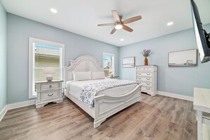 5 soverom, strykejern/-brett, wi-fi (inkludert) og sengetøy