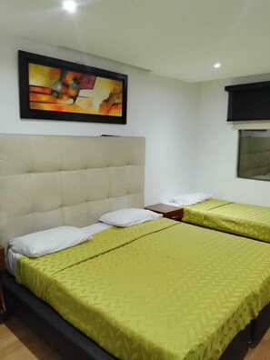 Quadruple Room | Desk, laptop workspace - Hotel TOWER - Embajada Americana  (Bogotá)