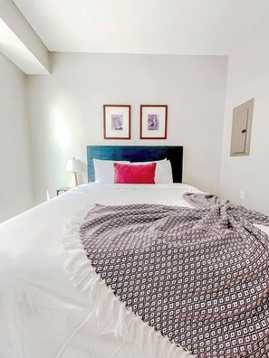 Desk, iron/ironing board, free WiFi, bed sheets