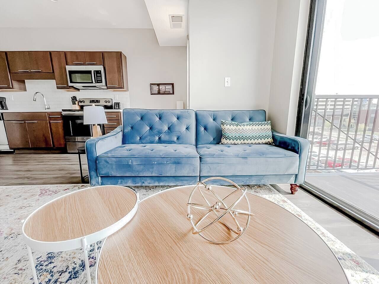 Smart TV, fireplace, printers