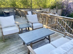 屋外ダイニングエリア