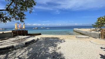 Playa privada, arena blanca