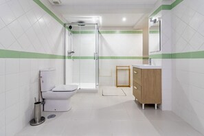 Shower, hair dryer