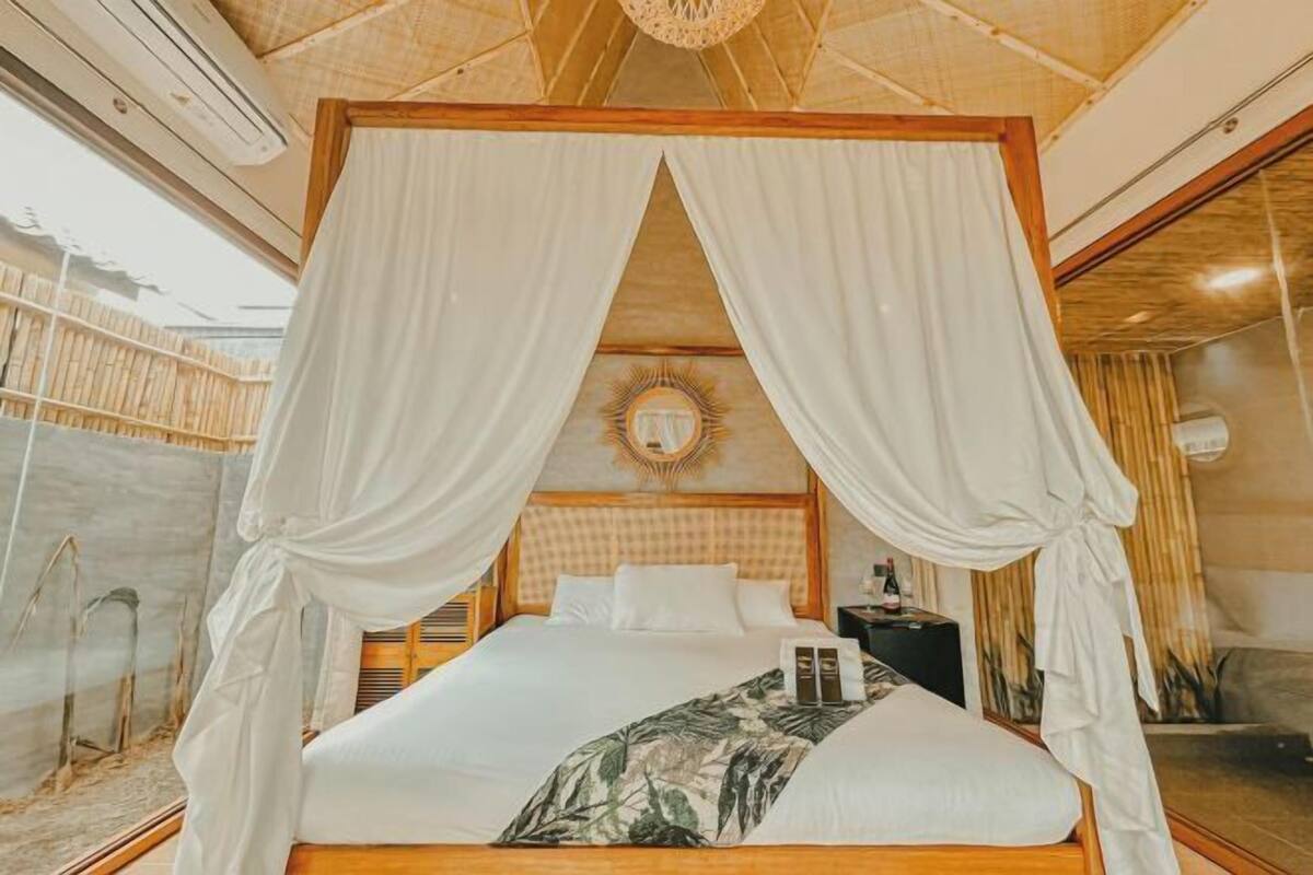 1 habitación, sábanas de algodón egipcio y ropa de cama de alta calidad