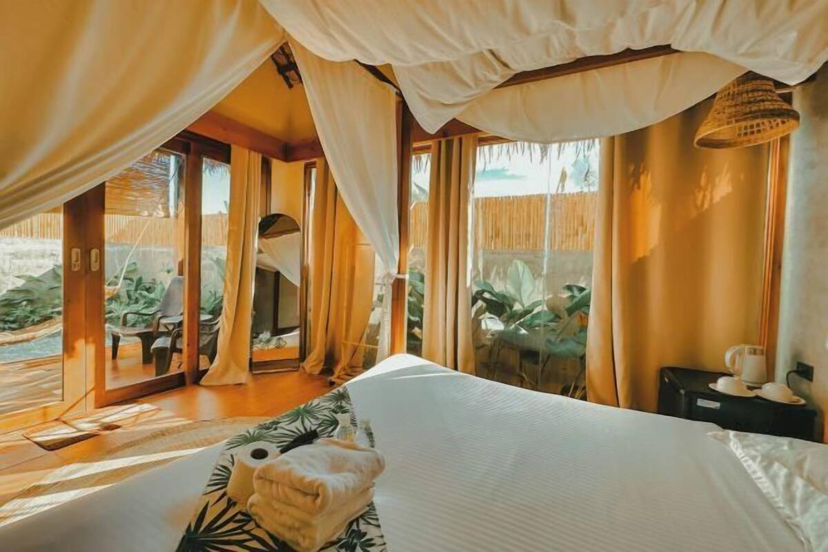 1 habitación, sábanas de algodón egipcio y ropa de cama de alta calidad
