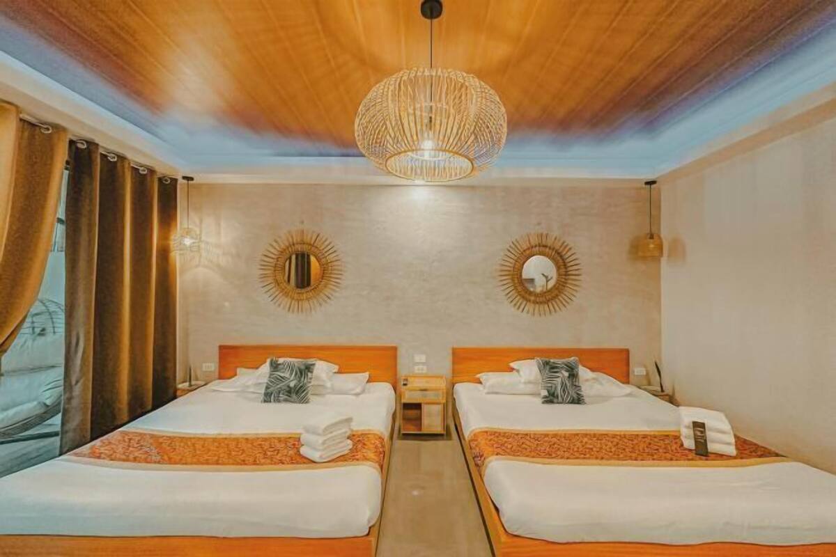 1 habitación, sábanas de algodón egipcio y ropa de cama de alta calidad