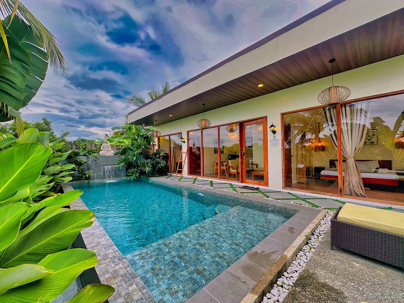 Habitación exclusiva doble | Sábanas de algodón egipcio y ropa de cama de alta calidad