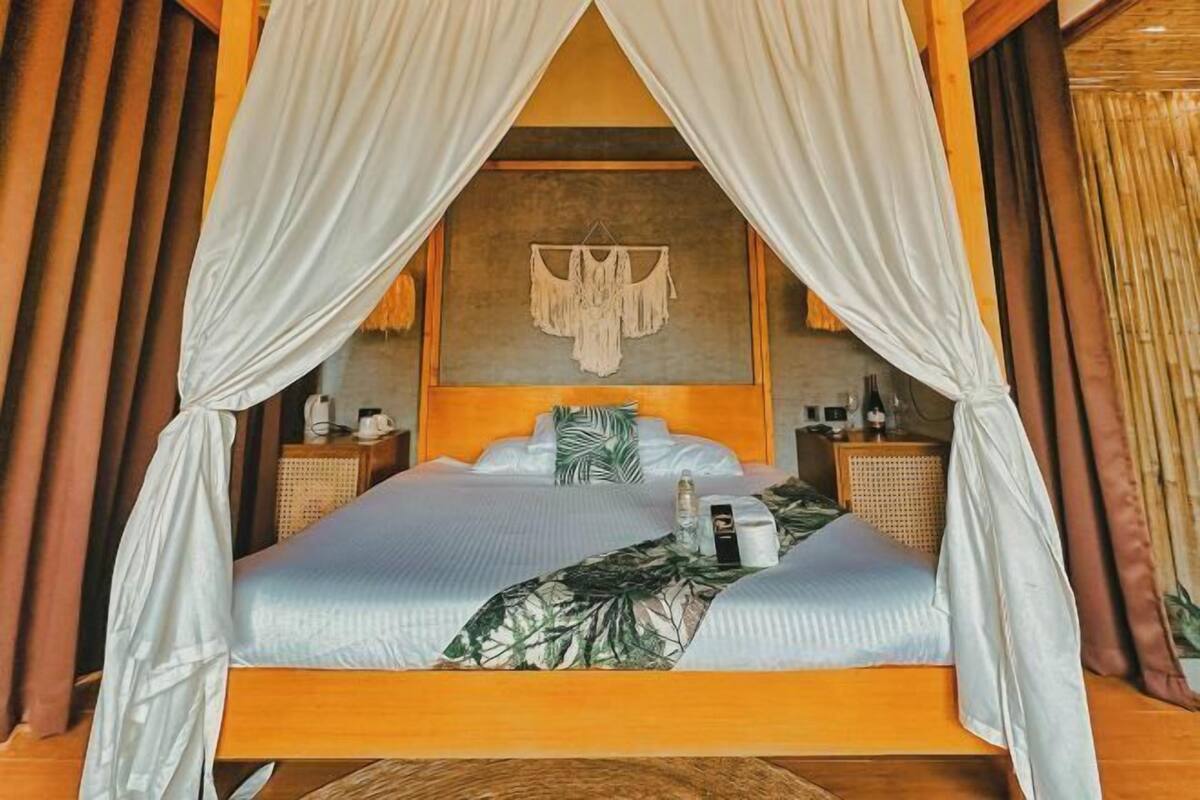 1 habitación, sábanas de algodón egipcio y ropa de cama de alta calidad
