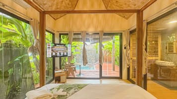 Habitación presidencial | Sábanas de algodón egipcio y ropa de cama de alta calidad