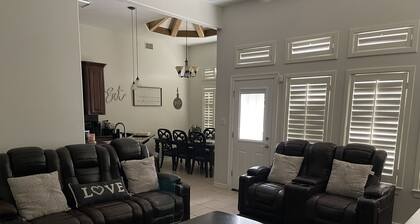 Relax with the family and enjoy a peaceful stay at this location.