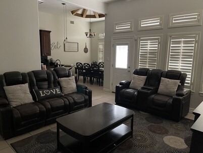 Relax with the family and enjoy a peaceful stay at this location.