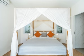 Vila luxo | 1 quarto, cofres nos quartos, cortinas blackout
