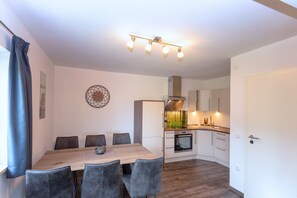 Dining - Holiday Apartment 'Ferienhaus Waldherr - Apt. for 6 Guests' with Private Terrace, Garden & Wi-Fi (Waging am See)