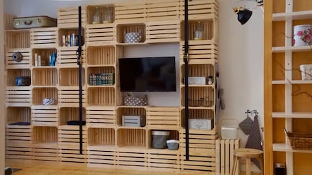 Interior. Chalet 'Feinis' with Private Terrace, Garden, and Wi-Fi