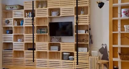 Chalet 'Feinis' mit privater Terrasse, privatem Garten und WLAN