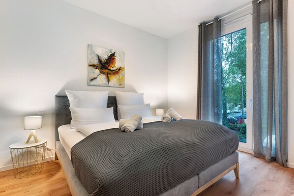 1 Schlafzimmer, Bügeleisen/Bügelbrett, kostenloses WLAN, Bettwäsche