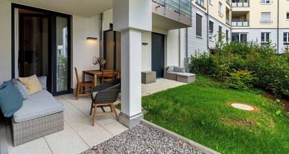 Einzimmerapartment 'Km Style Nr 1' mit privater Terrasse und Wi-Fi