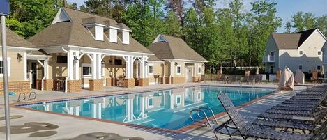 Indoor pool, a heated pool