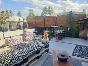 Terrace/patio - Villa Nyvioni, 3 ch, spa et Piscine (Agde)