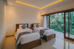 Superior dubbelrum - utsikt mot trädgården | Mörkläggningsgardiner