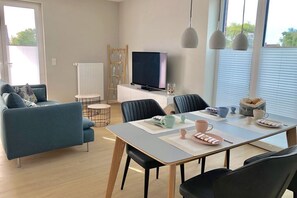 Dining - Beach apartment with sauna in a top location (Büsum)