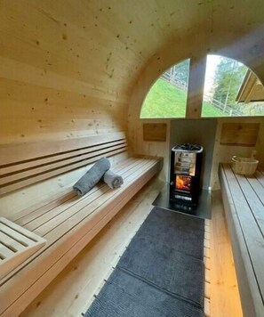 Sauna - Holiday home Hütterwirtshof (Moos in Passeier)