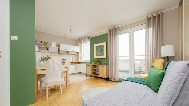 Living room - Colorful Apartment in Warsaw by Renters (Warsaw)