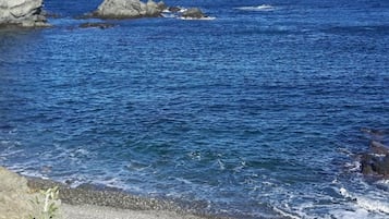 Tæt på stranden, liggestole