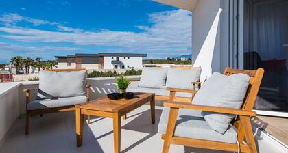 Two-bedroom apartment with a terrace