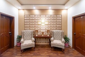 Sitteområde i lobbyen