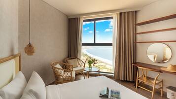 Premium bedding, memory foam beds, minibar, individually decorated