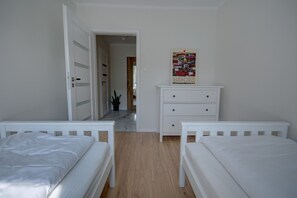 Basic-Apartment | 2 Schlafzimmer, kostenloses WLAN, Bettwäsche