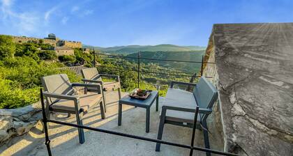 Villa Historic Pocitelj with pool and incredible views